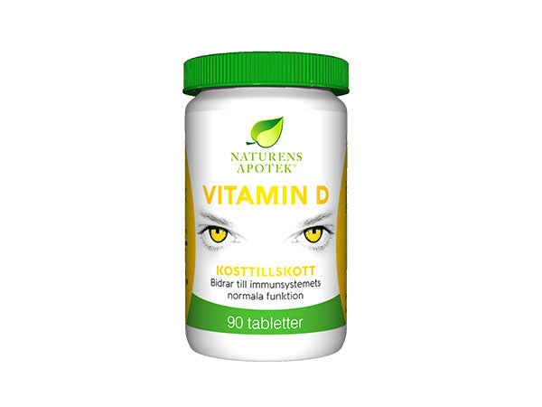 Vitamin D 90 tabletter - Naturens Apotek